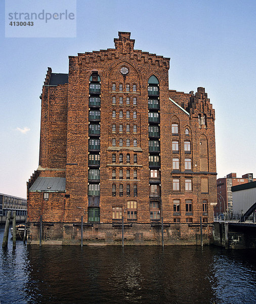 Speicherstadt  Freihafen  Lagerhäuser  Hansestadt Hamburg  Deutschland