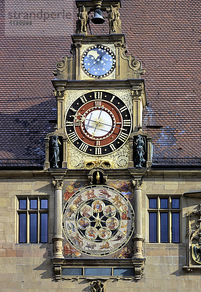 Heilbronn  Astronomische Uhr am Rathaus  Renaissance  Baden Württemberg  Deutschland