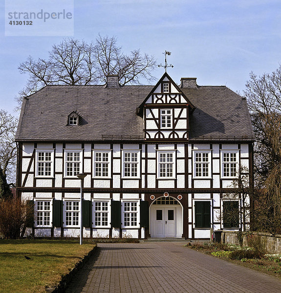 Pfarrhaus in Anröchte  Fachwerkhaus  Nordrhein-Westfalen  Deutschland