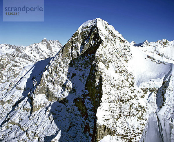 Luftbild  Eiger Nordwand  Berner Alpen  Berner Oberland  Schweiz