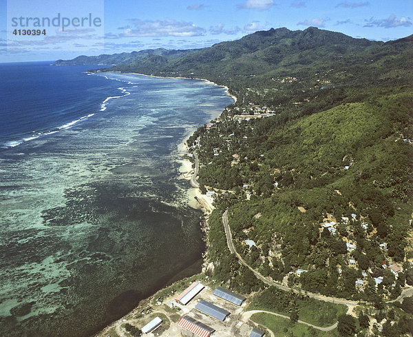 Südküste bei Mahe  Luftbild  Seychellen  Indischer Ozean