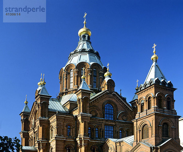 Uspenski-Kathedrale  orthodoxe Kirche  Helsinki  Finnland