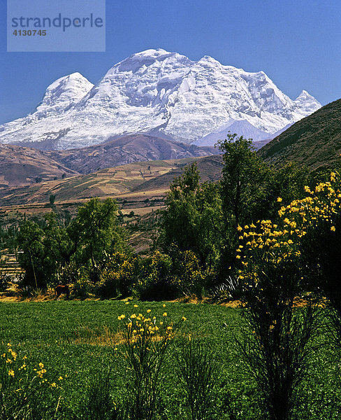 Nevado Huascaran  Cordillera Blanca  Anden  Peru  Südamerika