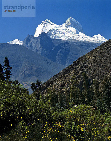 Huandoy  Cordillera Blanca  Huandoy - Massiv  Anden  Peru  Südamerika