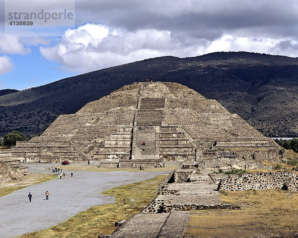 Teotihuacán  Mondpyramide  Azteken-Kultur  Mexico City  Mexiko  Mittelamerika
