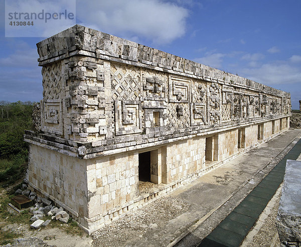 Cuadrangular de las Monjas  Palacio del Nunnery  Viereck der Nonnen  Uxmal  Yukatan  Mexiko  Mittelamerika