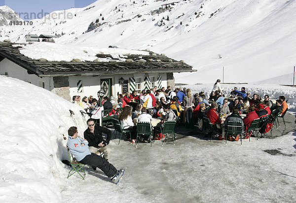 Flexen Haeusl Ski Huette in Zuers  Arlberg  Oesterreich