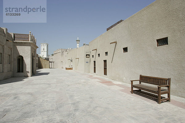 U.A.E.  Dubai  Bur Dubai  historisches Bastakiya Viertel mit Lehmbauten