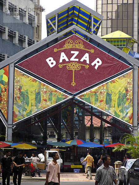 Bazar  Markt in Little India  Kuala Lumpur  Malaysia  Asien
