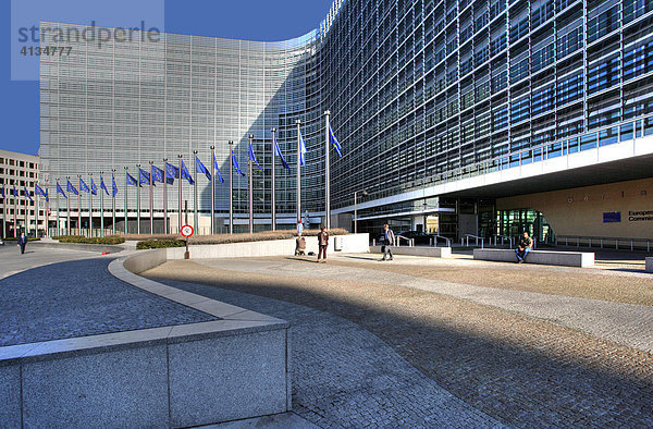 Gebäude der Europäischen Kommission  Brüssel  Belgien