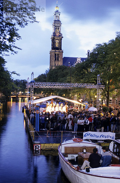 Prinsengrachtkonzert  Grachtenfestival  Amsterdam  Niederlande