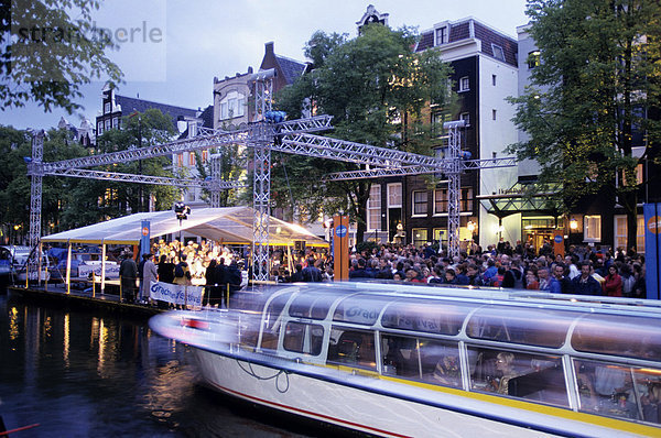 Prinsengrachtkonzert  Grachtenfestival  Amsterdam  Niederlande