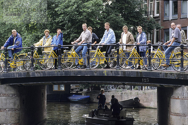 Geführte Radtour durch die Altstadt  Amsterdam  Niederlande