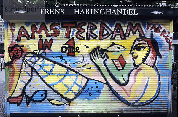Graffiti  Amsterdam  Niederlande