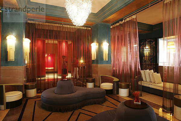 Lobby  Setai Hotel at Southbeach  Luxury hotel of the GHM Group  Miami Beach  Florida  USA