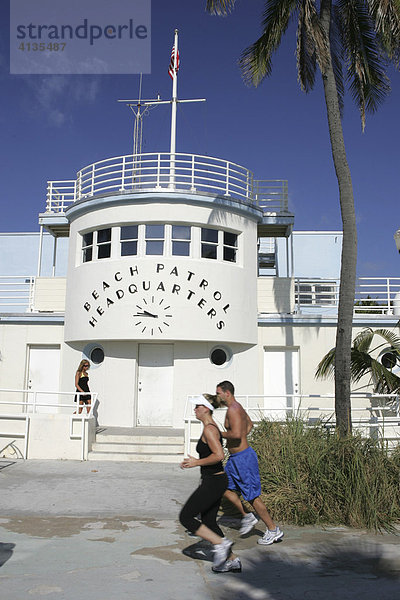 Hauptquartier der Beach Patrol  Miami Beach  Florida  USA
