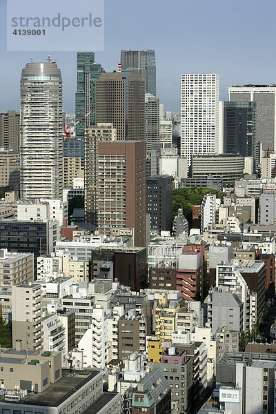 Atago Green Hills Buildings Stadtteile Shinbashi und Toranomon Tokio Japan