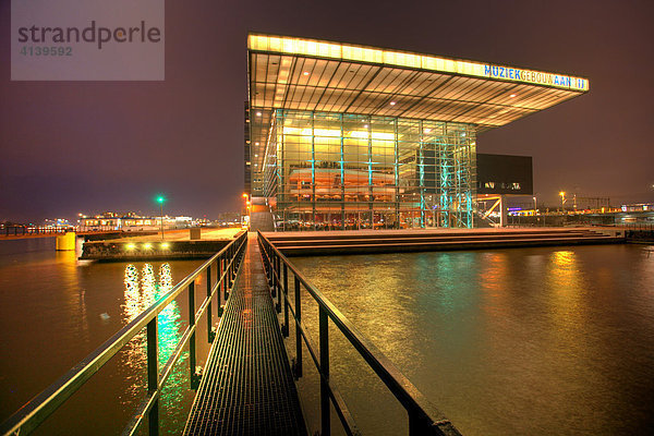 Muziekgebouw aan'TIJ  Konzertgebäude  Amsterdam  Niederlande