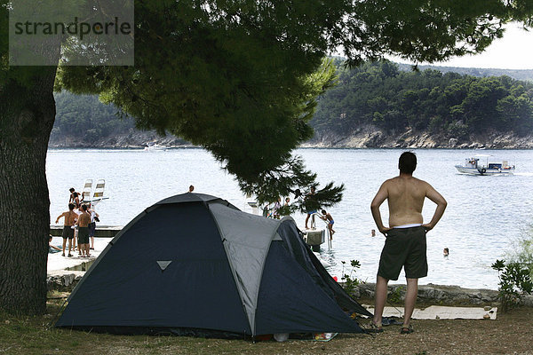 Camping Platz Kovacine auf der Insel Cres  Kroatien