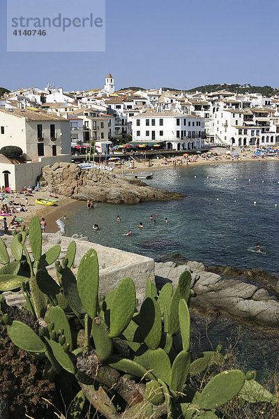 Küste bei Calella de Palafrugell  Costa Blanca  Katalonien  Spanien  Europa
