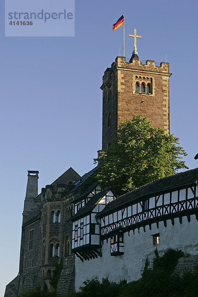 Die Wartburg bei Eisenach  Thüringen  Deutschland