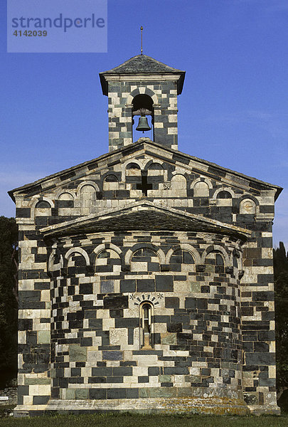 Romanisch-pisanische Kirche San Michele in Murato  Nebbio  Korsika  Frankreich