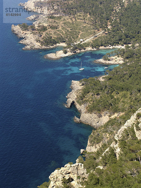 ESP  Spanien  Balearen  Mallorca : Halbinsel Cap de Pinar  zwischen der Bucht von Alcudia und Pollenca.