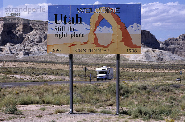 USA  Vereinigte Staaten von Amerika  Utah: Urlaub im Wohnmobil  Reise durch den Westen der USA.