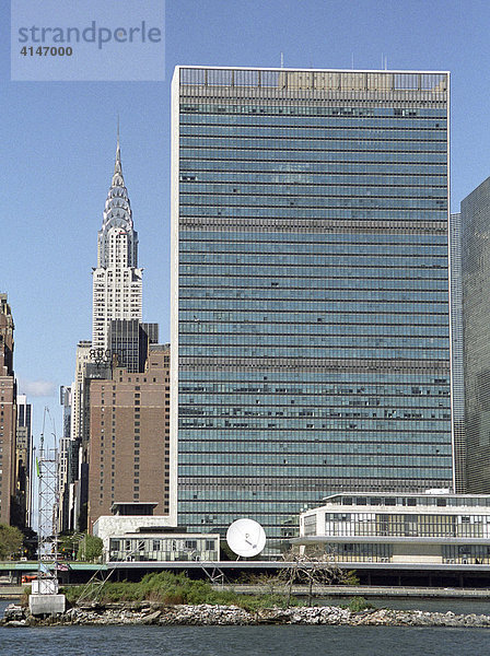 UN Hauptquartier  New York City  USA.