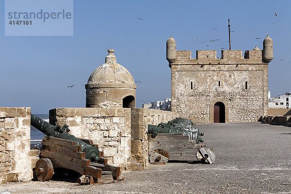 Festung Skala du Port  Essaouira  Marokko  Afrika