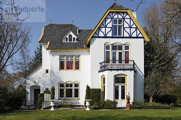 Renovierte alte Villa  Seissingel  Middelburg  Walcheren  Zeeland  Niederlande  Europa
