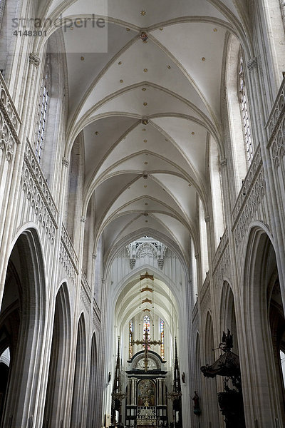 Liebfrauenkathedrale  Innenraum Antwerpen  Belgien