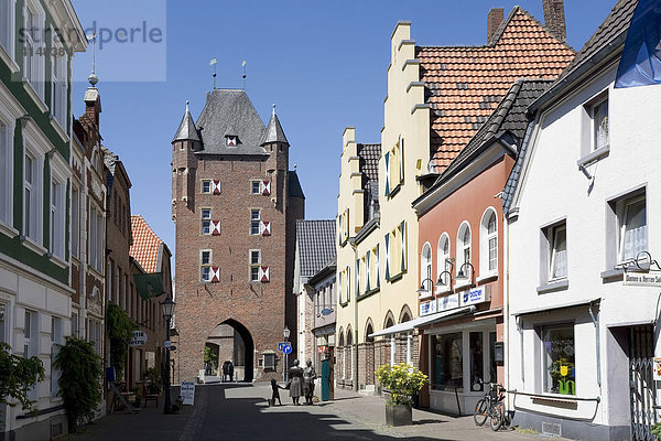 Klever Tor am Nordwall  Xanten  Niederrhein  Nordrhein-Westfalen  Deutschland