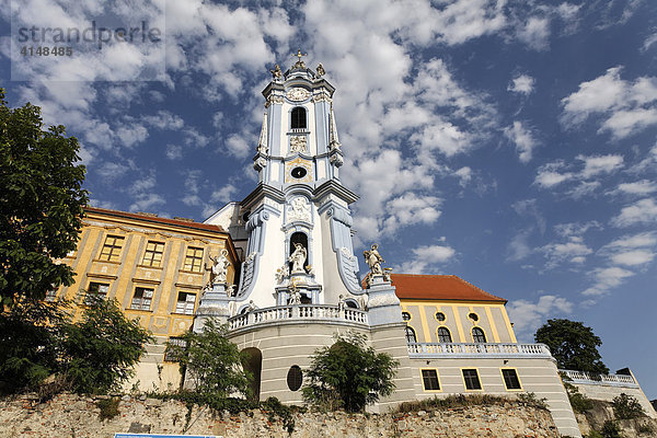 Dürnstein  Chroherren Stift und Kirche  Wachau  Niederösterreich  Österreich