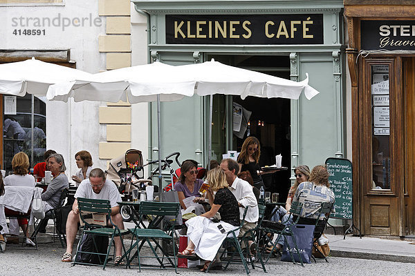 Kleines Stadt Café Franziskanerplatz  Wien  Österreich