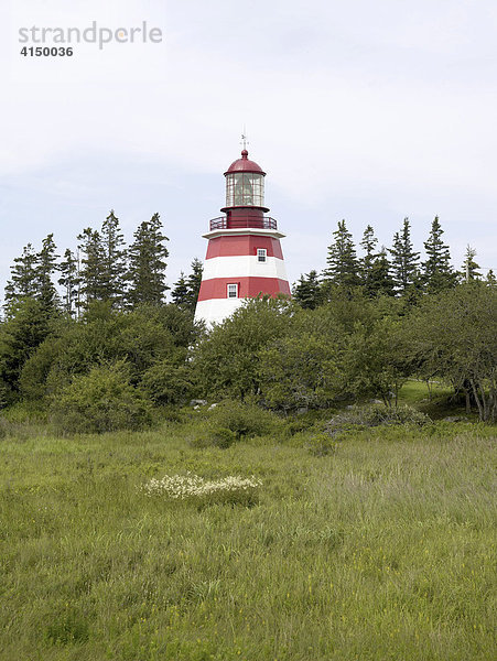 Leuchtturm von Barrington  Nova Scotia  Kanada
