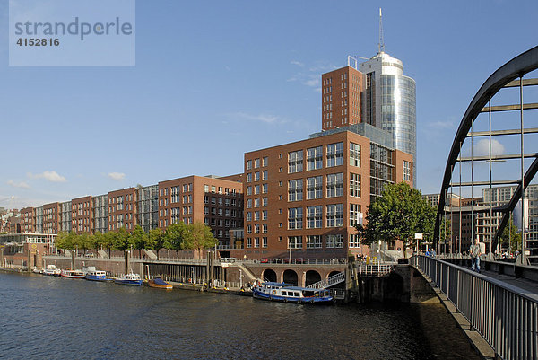 Hanseatic Trade Center an der Kehrwiederspitze in der Hamburger Hafencity  Hamburg  Deutschland