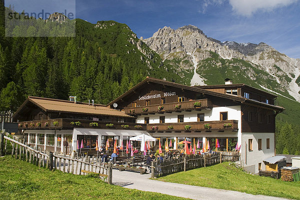 Schlicker Alm bei Fulpmes im Stubaital  Tirol  Österreich