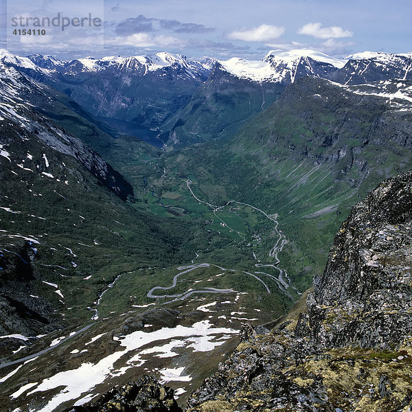 Geirangertal  More og Romsdal  Norwegen