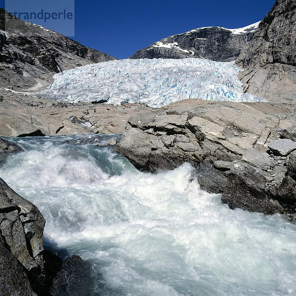 Gletscher  Nigardsbreen  Sogn og Fjordane  Norwegen