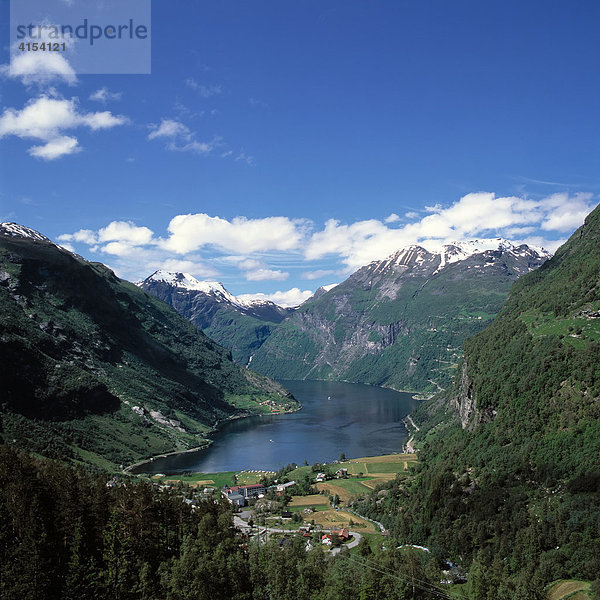 Geirangerfjord  Sogn og Fjordane  Norwegen