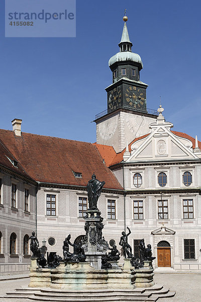 Brunnenhof der Residenz  München  Bayern  Deutschland