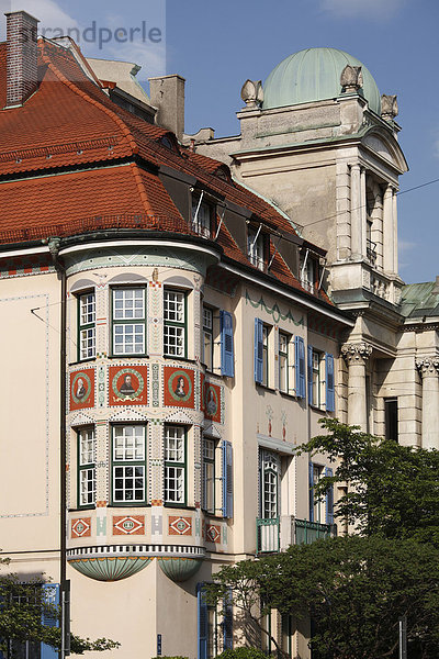 Palais Bissing in Georgenstraße 10  Schwabing  München  Oberbayern  Bayern  Deutschland  Europa