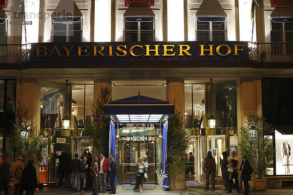 Hotel Bayerischer Hof am Promenadeplatz  München  Bayern  Deutschland  Europa