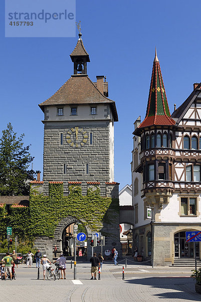 Konstanz - Stadttor auch Schnetztor genannt -Konstanz  Baden Württemberg  Deutschland  Europa.