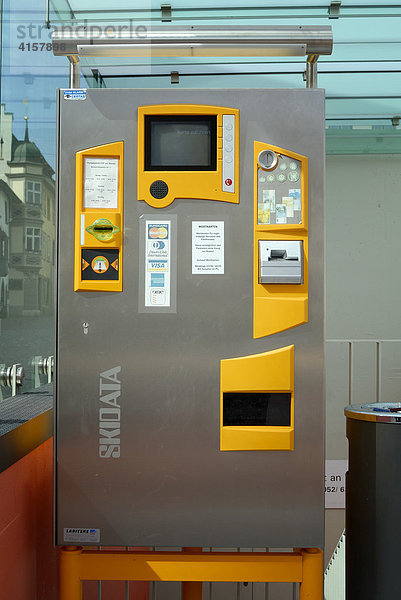 Schaffhausen - Parkscheinautomat - Schweiz  Europa.