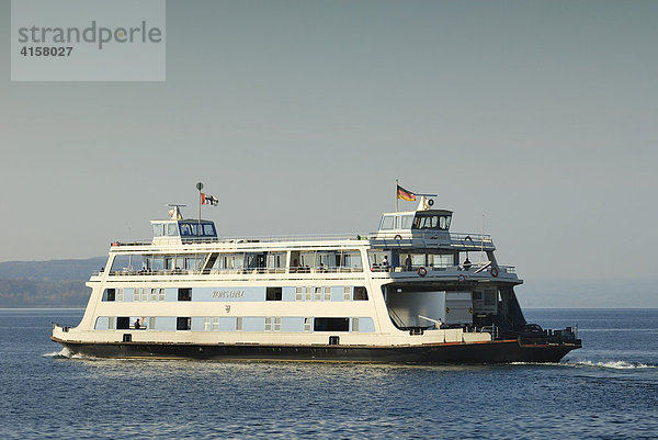 Das Fährschiff MF Konstanz - Baden-Württemberg  Deutschland  Europa.