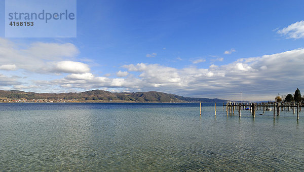 Bodman-Ludwigshafen - Blick über den Bodensee - Landkreis Konstanz  Baden-Württemberg  Deutschland  Europa