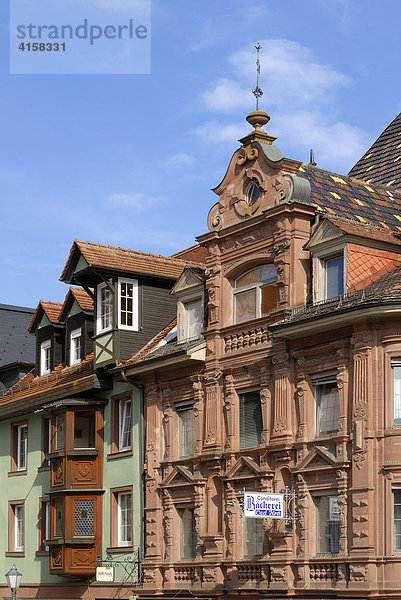 Historisches Altstadthaus  Villingen  Baden-Württemberg  Deutschland  Europa