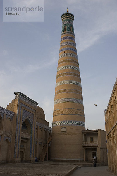 Turm mit Ornamenten  Chiwa  Usbekistan
